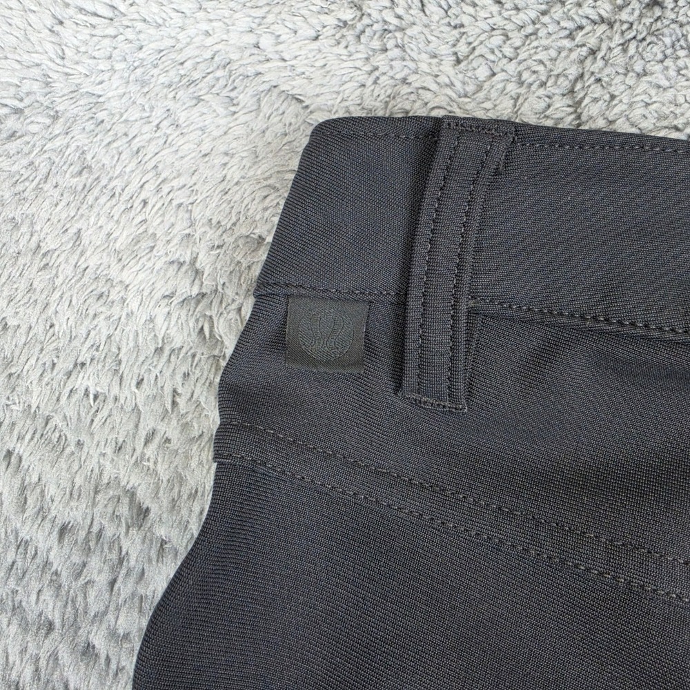Lululemon ABC Classic Fit Pants Mens 36 Obsidian Grey Warpstreme Slim Tech Chino - Picture 4 of 10